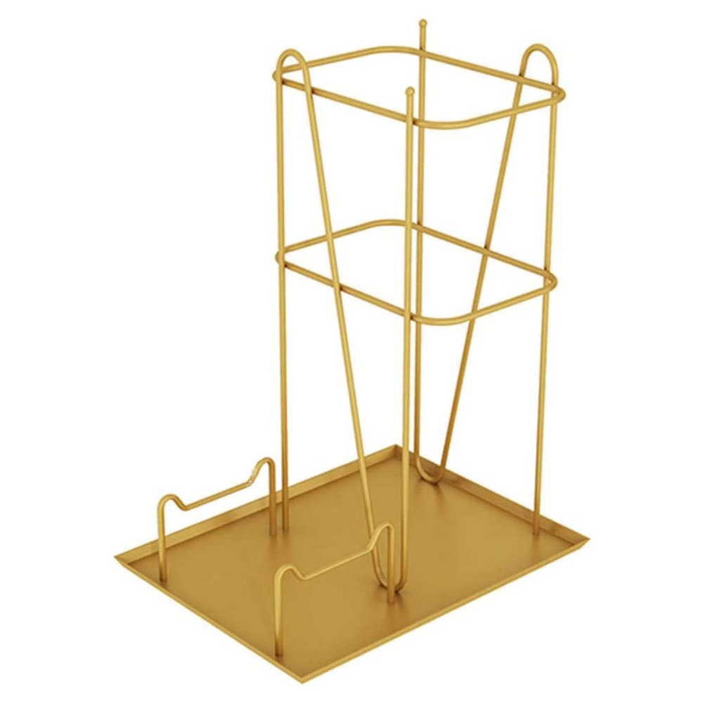 ZARBAILRE Metal Umbrella Stand 101317inch, Umbrella Rack Hooks and Drip Tray, Free Standing Umbrella Holder for Long/Short Umbrella, Entry Hallway Dcor