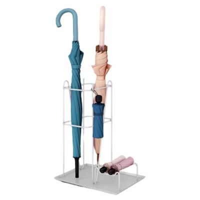 ZARBAILRE Metal Umbrella Stand 101317inch, Umbrella Rack Hooks and Drip Tray, Free Standing Umbrella Holder for Long/Short Umbrella, Entry Hallway Dcor