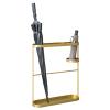 ZARBAILRE Metal Umbrella Stand Large, Modern Quick-Dry Umbrella Holder Rack, Free Standing Umbrella Holder for Home Office Metal Entry Hallway Decoration Wallside Rack Holds view 1