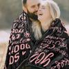 40th Birthday Blanket Gifts for Women - Happy 40th Birthday Gift Ideas for Her - 40 Year Old Gifts for Mom Grandma Wife Sister Friends - Personalized Flannel Fleece Soft Throw Blanket view 4