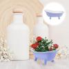 Operitacx Plant Pot Plants Decor Bathtub Planter Ceramic Pot Container Small Plant Flower Decortative Soap Dish Tray Makeup Organizer Hamster Bathtub Table Decor Blue Jewelry Tray Vanity view 4