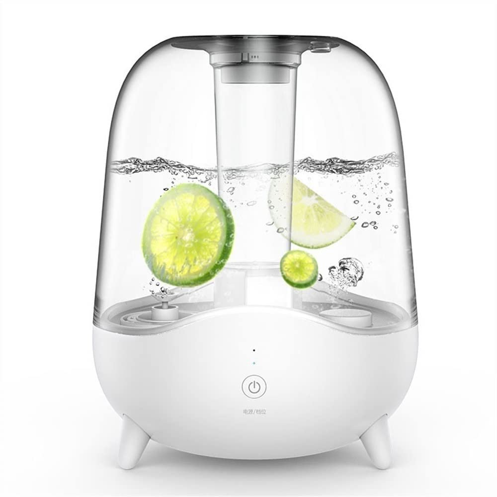 BUZZNN Humidifiers for Bedroom, 5L Cool Mist Humidifiers for Large Room Baby, 360 Rotation Nozzle, 2 Mist Levels, Auto Shut-Off, Perfect for Bedroom, Office, Baby Room Use