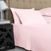 1000-Thread-Count 100% Pure Cotton Bed Sheets -4 Pc King Size Blush Sheet Set, Single Ply Long Staple Combed Cotton Yarns, Best Luxury Sateen Weave, Fits Mattress Upto 17'' Deep Pocket view 2