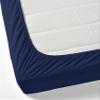 1000-Thread-Count 100% Pure Cotton Bed Sheets -4 Pc King Size Navy Blue Sheet Set, Single Ply Long Staple Combed Cotton Yarns, Best Luxury Sateen Weave, Fits Mattress Upto 17'' Deep Pocket view 3
