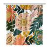 Umpoo Bohemian Floral Bathroom Shower Curtain Boho Abstract Tropical Leaves Flowers with Hooks Polyester Waterproof Fabric Paisley Unique Trendy Woman Decor, 48x72 Inch view 4