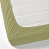 1000-Thread-Count 100% Pure Cotton Bed Sheets -4 Pc Queen Size Sage Green Sheet Set, Single Ply Long Staple Combed Cotton Yarns, Best Luxury Sateen Weave, Fits Mattress Upto 17'' Deep Pocket view 3