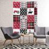 Personalized Farm Life Tractor Car Plaid Red Blanket with Name Text Custom Super Soft Fleece Throw Blankets for Couch Sofa Bed 50 X 60 inches view 4
