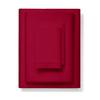 1000-Thread-Count 100% Pure Cotton Bed Sheets -4 Pc California King Size Red Sheet Set, Single Ply Long Staple Combed Cotton Yarns, Best Luxury Sateen Weave, Fits Mattress Upto 17'' Deep Pocket view 1
