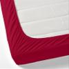 1000-Thread-Count 100% Pure Cotton Bed Sheets -4 Pc California King Size Red Sheet Set, Single Ply Long Staple Combed Cotton Yarns, Best Luxury Sateen Weave, Fits Mattress Upto 17'' Deep Pocket view 3