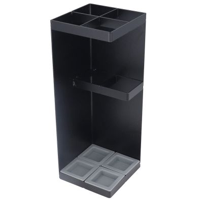 Entryway Freestanding Umbrella Storage Minimalist Sturdy Smart Umbrella Stand with Removable Drip Tray for Home Space Saving (Black), Umbrella Stand Rack, Umbrella Stand Rack, Entryway Freestandi