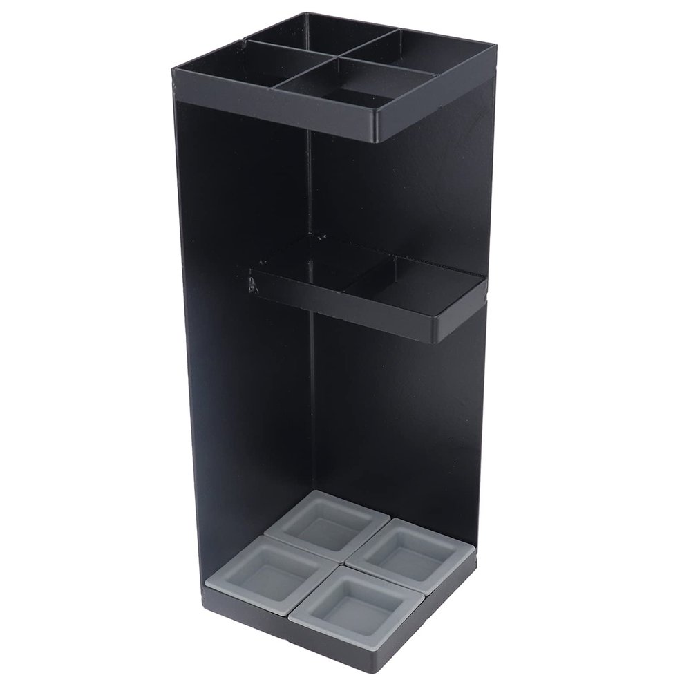 Entryway Freestanding Umbrella Storage Minimalist Sturdy Smart Umbrella Stand with Removable Drip Tray for Home Space Saving (Black), Umbrella Stand Rack, Umbrella Stand Rack, Entryway Freestandi