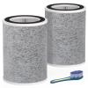 Leemone True HEPA HP201 HP202 Filter Replacement for Shark HP200 Series & HC502 Air Puri-fier MAX,3-in-1 H13 Grade Filter, Part # HE2FKBAS, HE2FKBASMB(2 Pack) view 1