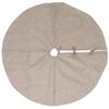 1pc Christmas Skirt Burlap Dress-up Ornament for Festive Holiday Decoration Warm Soft Material for Room Bedroom Garden and Office Use view 1