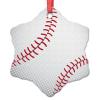 Baseball Christmas Ornaments Sport Christmas Decorations for Tree Baseball Lover Gift Ceramic Round Personalized Christmas Ornaments 2022 Keepsake Christmas Decor Holiday, 3 Inch view 1