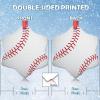 Baseball Christmas Ornaments Sport Christmas Decorations for Tree Baseball Lover Gift Ceramic Round Personalized Christmas Ornaments 2022 Keepsake Christmas Decor Holiday, 3 Inch view 2