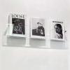 ZIMGOD Acrylic Magazine Holder Wall Mounted, Hanging Brochure Holder for Display, Clear Magazine Storage Rack Stand, 40/60/70/80/100 cm Long Optional (Size : 40cm/15.8") view 1