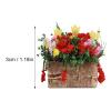 Aqur2020 Miniature Bonsai, Artificial Fake Greenery Plant with Clay Pot, 1.18 Inch, Mini Flowerpot Decoration view 2