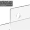 ZIMGOD Acrylic Magazine Holder Wall Mounted, Hanging Brochure Holder for Display, Clear Magazine Storage Rack Stand, 40/60/70/80/100 cm Long Optional (Size : 70cm/27.5") view 3
