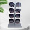 LXBAMKEA Glasses Storage Display Stand Holder, Retail Eyeglasses Sunglasses Hanging Organizer, Home Dresser Store Tabletop Decor Storage Rack, 4-Tier Eyewear Shelf view 2