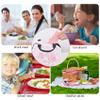 Zoyiancy Stainless Steel Travel Silverware Set, Pink Portable Carry Case view 3