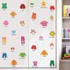 3sets Label Sticker Decals Decor Adhesive Girls Decoration Labels Dresser and Classification Drawer for Room Kids Boy Stickers Sort Decal Removable Clothing view 2