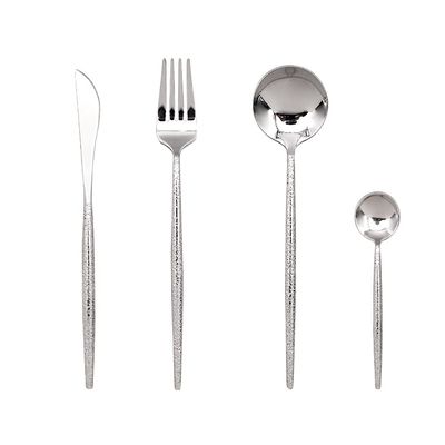 Hammered Silverware Set for 12, Modern 48 Piece Flatware Stainless Steel Cutlery Set, Tableware Set Knife Fork Spoon for Home Kitchen Restaurant Wedding Christmas Gift