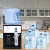 Top Loading Countertop Water Dispenser for 5 Gallon Bottle(with Hot Cold and Room Temperature Water) Small Desktop Water Cooler Dispenser Electric Drinking Water Machine Tabletop Mini Water Dispenser view 4