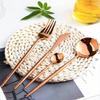 Hammered Silverware Set for 16, Modern 64 Piece Flatware Stainless Steel Cutlery Set, Tableware Set Knife Fork Spoon for Home Kitchen Restaurant Wedding Christmas Gift view 2
