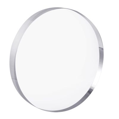 CiaoHER 1in Thickness 9in Diameter Acrylic Disc Display Block Clear Polished Round Pedestal Stand Riser 9" x 9" x 1", 1 Pack