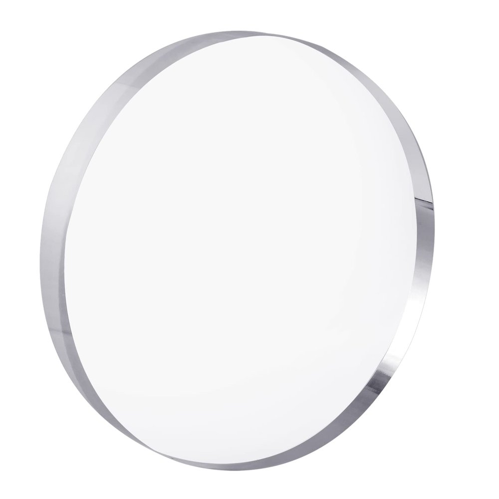 CiaoHER 1in Thickness 9in Diameter Acrylic Disc Display Block Clear Polished Round Pedestal Stand Riser 9" x 9" x 1", 1 Pack