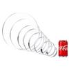 CiaoHER 1in Thickness 9in Diameter Acrylic Disc Display Block Clear Polished Round Pedestal Stand Riser 9" x 9" x 1", 1 Pack view 4