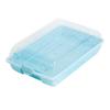 Zerodeko 1pc Thickened Plastic Sneakers Storage Box Stackable Shoe Organizer Lid Capacity Transparent Container for Shoes Socks and Accessories view 1