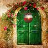 Lefangovs Sign Front Door, Sea Beach Wreath Decor Wooden Hanging Welcome Signs, for Front Porch Outdoor Indoor view 4