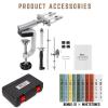 RUIXIN PRO RX-009 Professional Knife Sharpener with 10 Whetstones, 360 Rotation Flip Design Fixed-Angle Aluminum Alloy Kitchen Chef Knife Sharpening Kit Abrasive Holding System Tools view 2