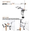 RUIXIN PRO RX-009 Professional Knife Sharpener with 10 Whetstones, 360 Rotation Flip Design Fixed-Angle Aluminum Alloy Kitchen Chef Knife Sharpening Kit Abrasive Holding System Tools view 4