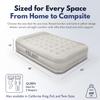 King Koil Luxury Queen Size Air Mattress with High-Speed Built-in Pump, Blow Up Bed Top Side Flocking, Puncture Resistant, Double High Inflatable Airbed Guests or Travel 1-Year Warranty view 2