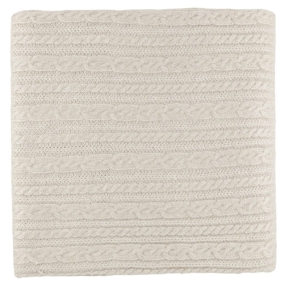 Bedford Cottage Spinnaker Mainsail Soft and Warm Knitted Throw Blanket, 60-inch Length, Living Room or Bedroom Accent