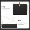 Tofficu Double-Sided Chalkboard Memo Sign Board Erasable Home Decoration Message Board for Stylish Sharing High-Grade Material Creative Design for Walls and Doors view 2
