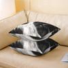 Cowhide Throw Pillow Covers Square 24"x24" Cow Fur Printed Cushion Case Home Decor Set of 2 Farmhouse Western Farm Animal Skin Brown White Pillow Cases Pillowcases for Couch Sofa Living Room Bed Chair view 3