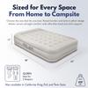King Koil Luxury Queen Size Air Mattress with Built-in High-Speed Pump Best for Home, Camping, Guests, Queen Size Luxury Double Airbed Adjustable Blow Up Mattress, Waterproof, 1-Year Warranty view 2
