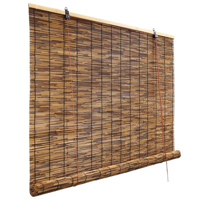 HIAPES Bamboo Blinds - Outdoor Patio Shades, Breathable, Suitable for Decks, Porches, Balconies & Backyards