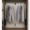 51 to 121 Cm Pull-Down Closet Rod, Aluminum Adjustable Heavy-Duty Closet Pull-Down Rod Hanger, Used for Hanging Clothes Super Load-Bearing 30kg Lifting Drying Rack (Size : 510-660mm) view 3