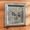 BLACK FOREST DECOR Black Bear Galvanized Wall Clock view 1