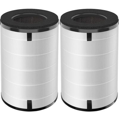 AP-T40FL AP-T45 HEPA Replacement Filter Compatible with 1461901 Homedics Total Clean 5-in-1 Air Cleaner Purifier, AP-T40 AP-T45WT AP-T40WT AP-T45-BK AP-T45-WT AP-T40WTAR, 2-Pack
