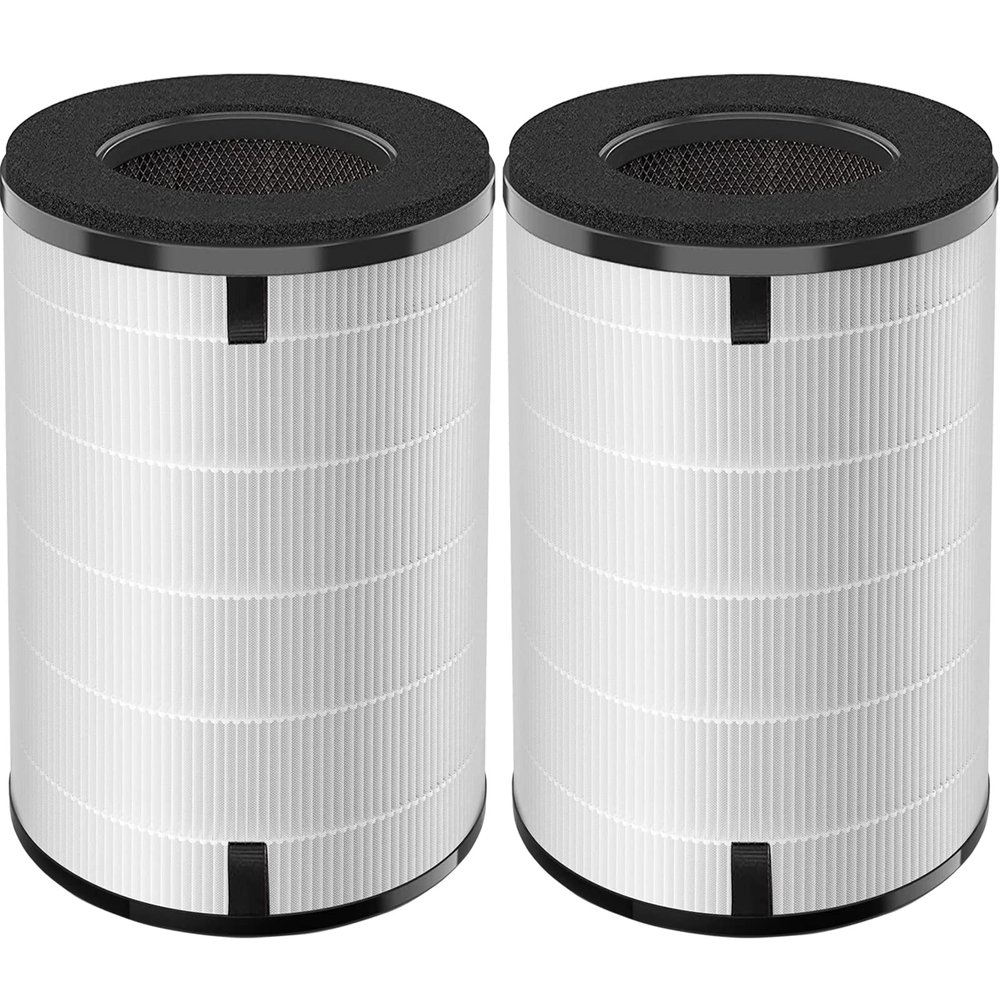 AP-T40FL AP-T45 HEPA Replacement Filter Compatible with 1461901 Homedics Total Clean 5-in-1 Air Cleaner Purifier, AP-T40 AP-T45WT AP-T40WT AP-T45-BK AP-T45-WT AP-T40WTAR, 2-Pack
