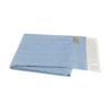 Lands Downunder All-Season, Luxury Blue Denim Herringbone Throw  Soft Woven Throw with Decorative Fringe  Made in Italy  51W x 67L - Over 80 Colors - Perfect for Gifting view 3