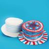 Color Me Pop Up Paper Hat 12-1/2 in X 8 in Pk24, White view 2