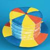 Color Me Pop Up Paper Hat 12-1/2 in X 8 in Pk24, White view 3