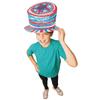 Color Me Pop Up Paper Hat 12-1/2 in X 8 in Pk24, White view 4