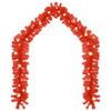 GOLINPEILO 65.6' Artificial Christmas Garland with 300 LED Lights, Xmas Garland with Lights, Christmas Holiday Decor for Outdoor or Indoor Home Garden Artificial Red Garland 787.4" view 2